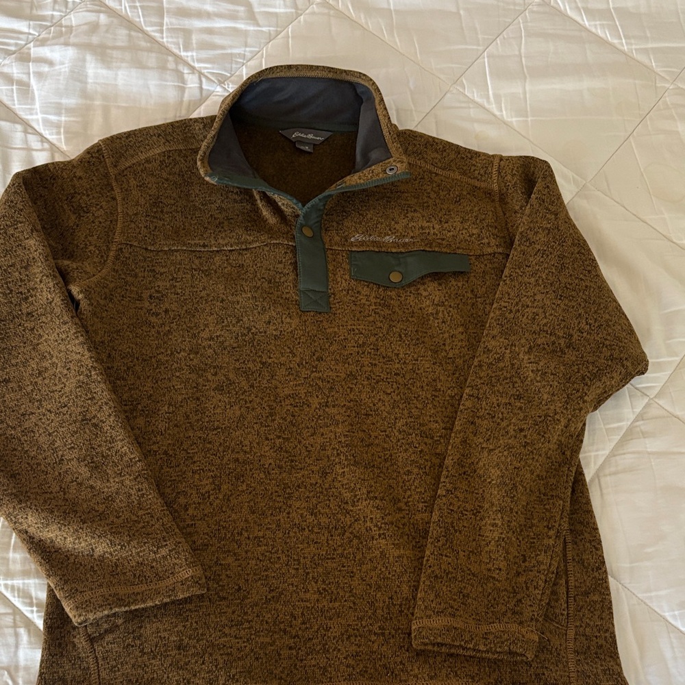 Eddie Bauer Quarter-Zip Pullover - Picture 4 of 6